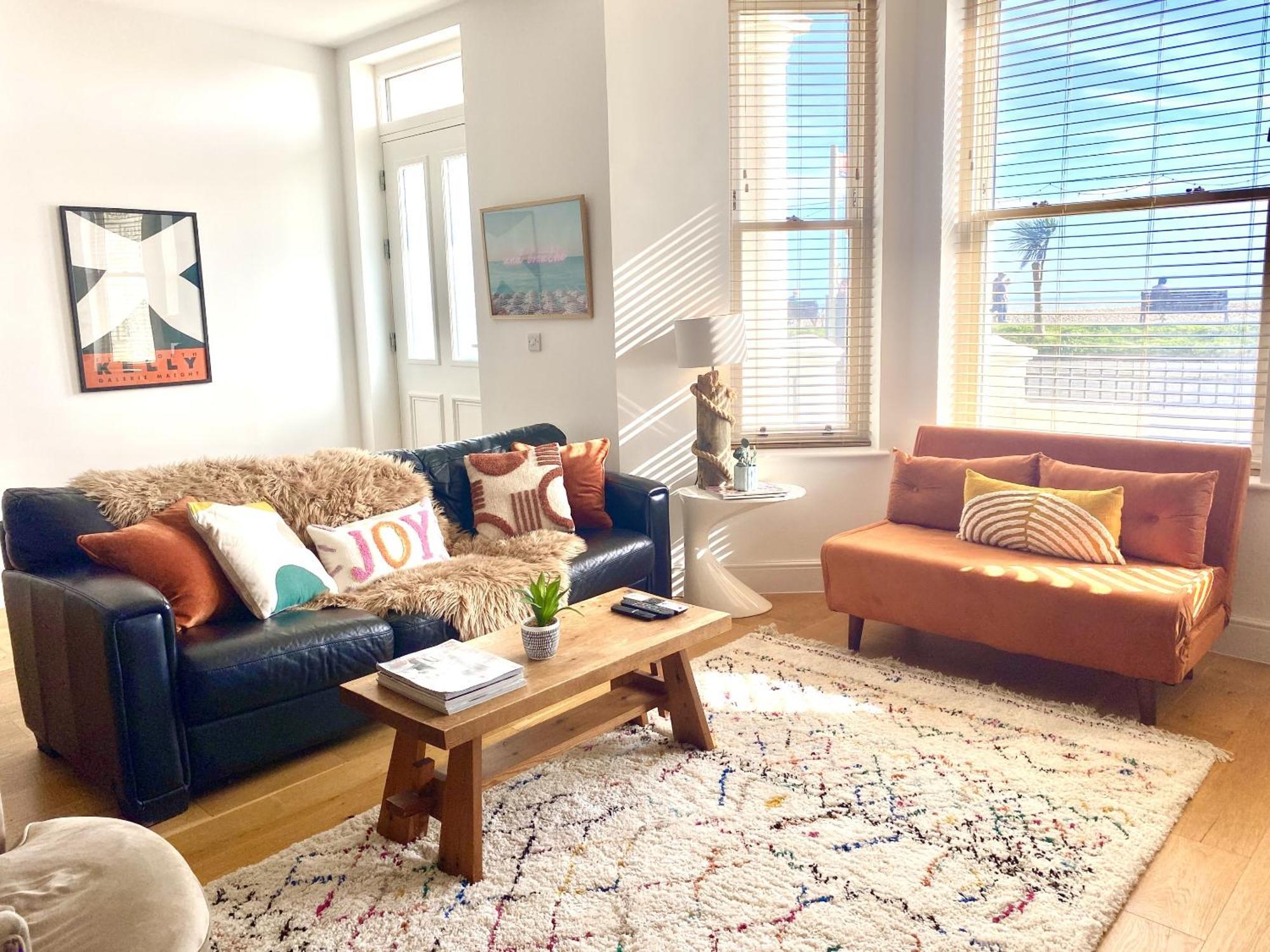 Stunning 2 Bed Apartment Sea Views And Parking Worthing Eksteriør bilde
